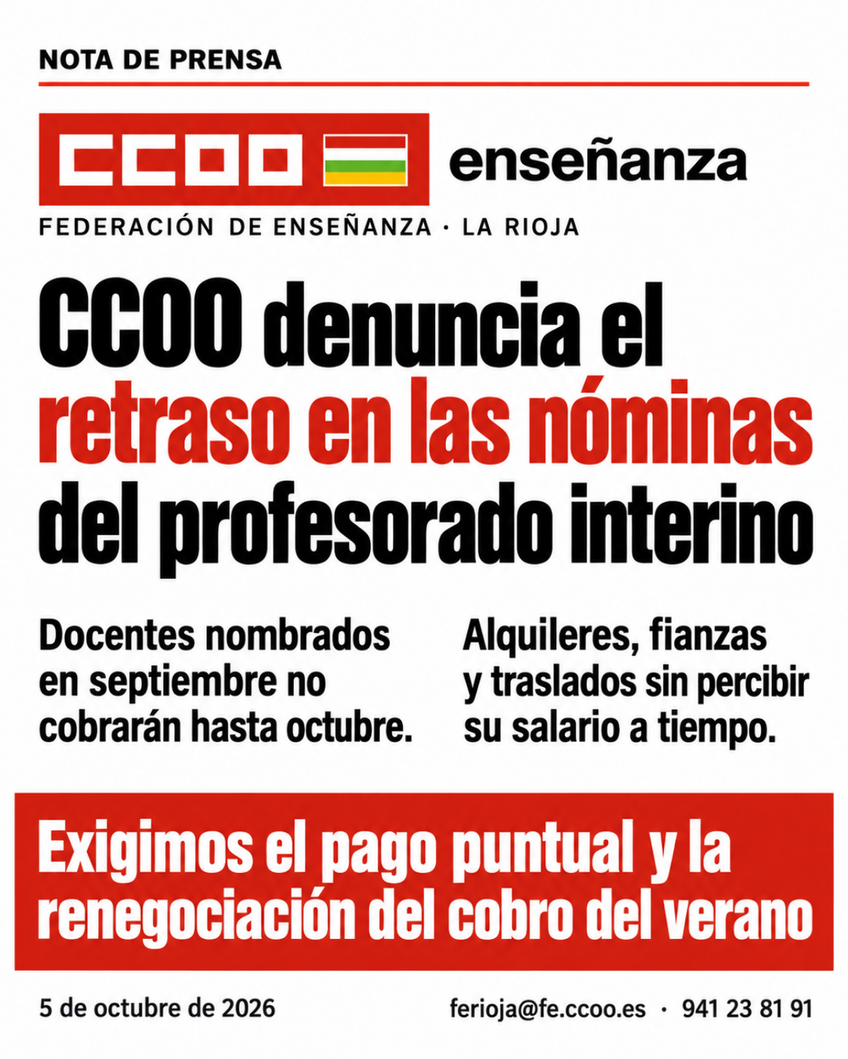 personal interino