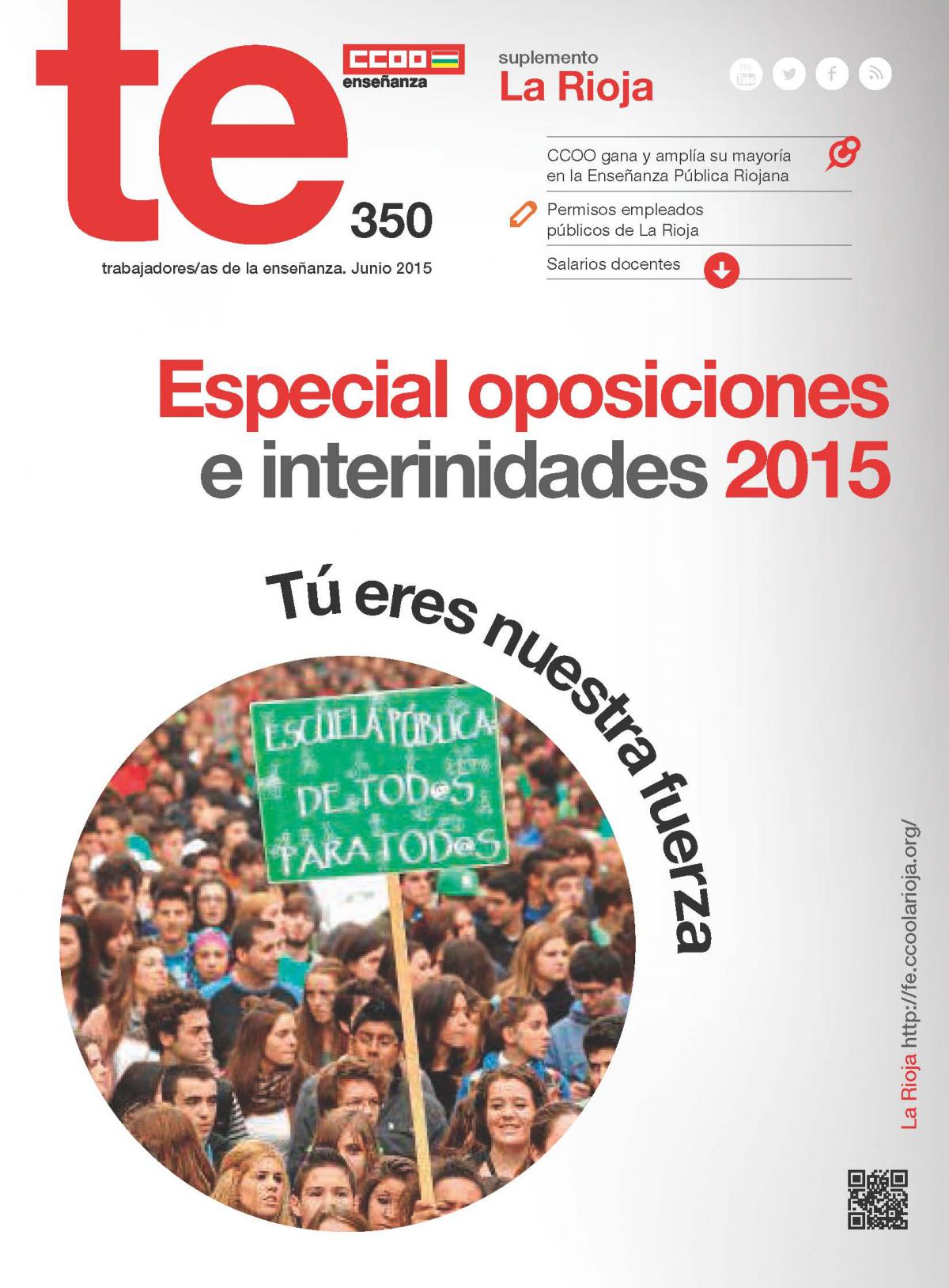 Especial oposiciones e interinidades 2015