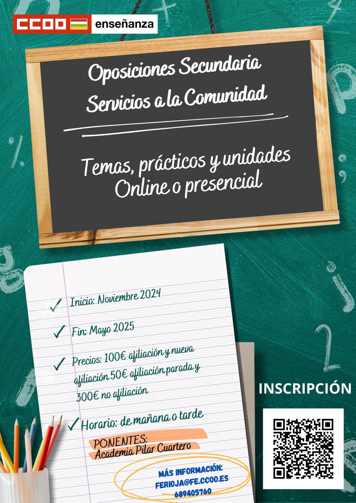 Oposiciones Servicios a la Comunidad