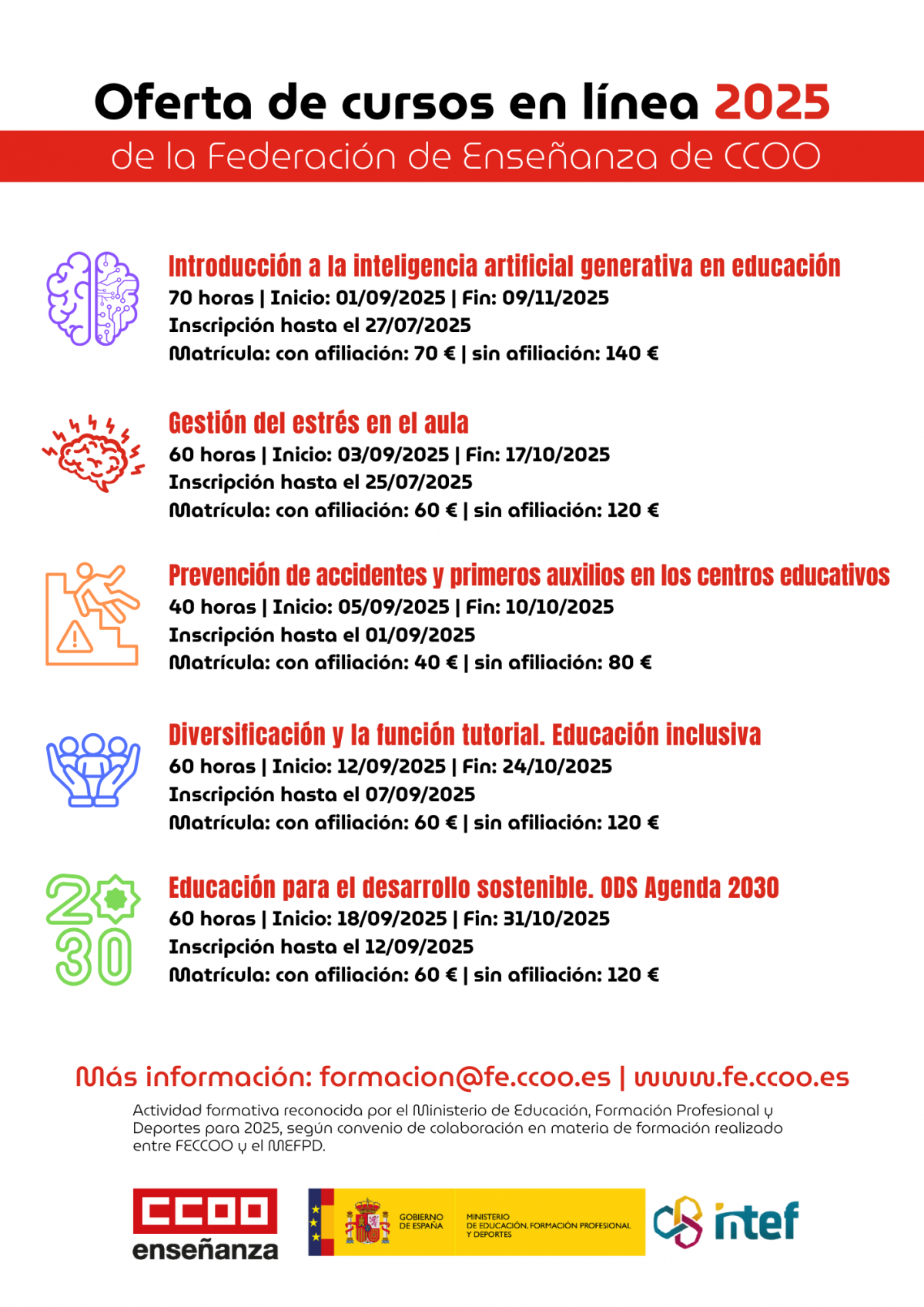cursos online 2025