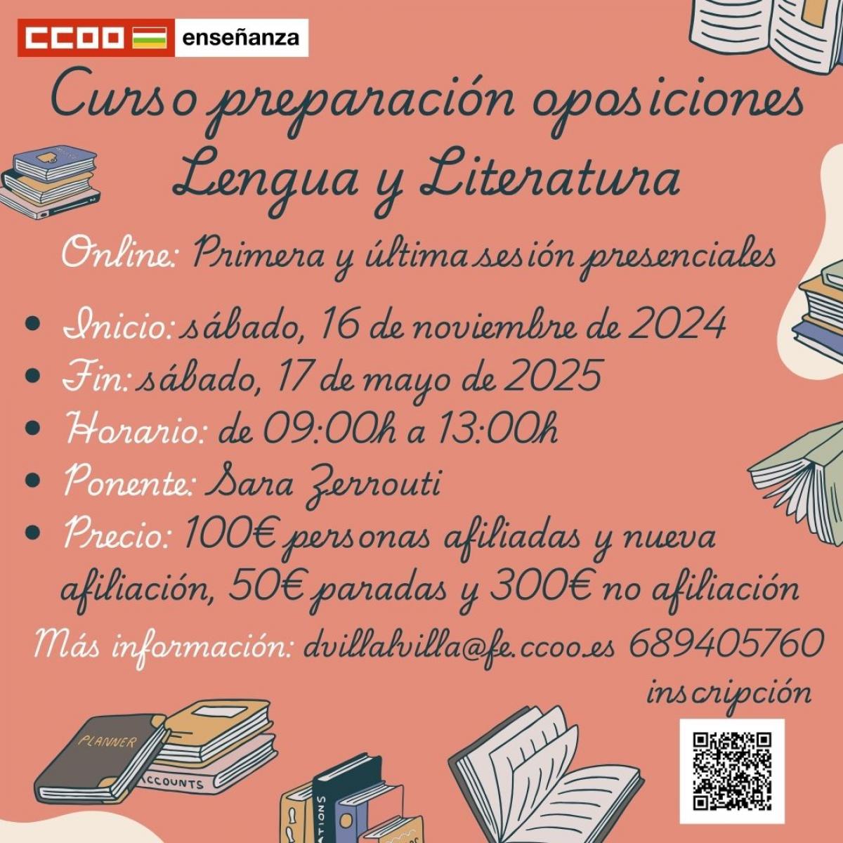 Curso oposiciones Lengua y Literatura