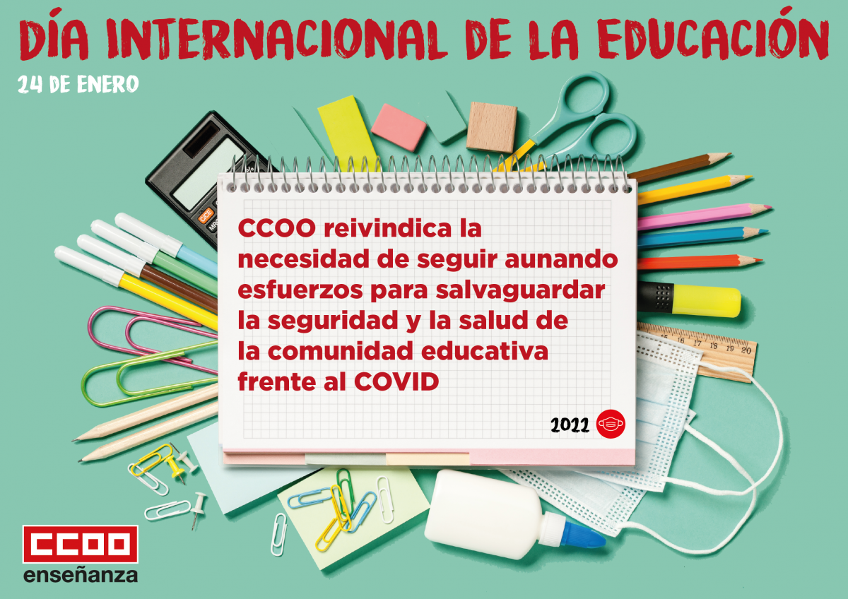 Exigencias de CCOO en el Día Internacional de la Educación