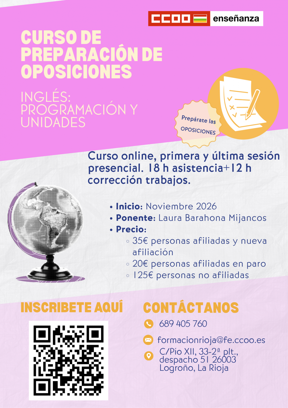 curso oposiciones